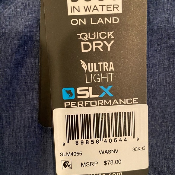 Salt Life Men’s Blue SLX Performance Expedition Fishing/Utility Pants NWT - Picture 7 of 16